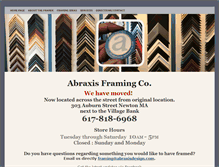 Tablet Screenshot of abraxisdesign.com